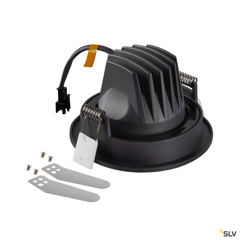 SLV 1009494 NUMINOS® MOVE S, Recessed ceiling light, 2700 K, 55°, IP20, round, black / white
