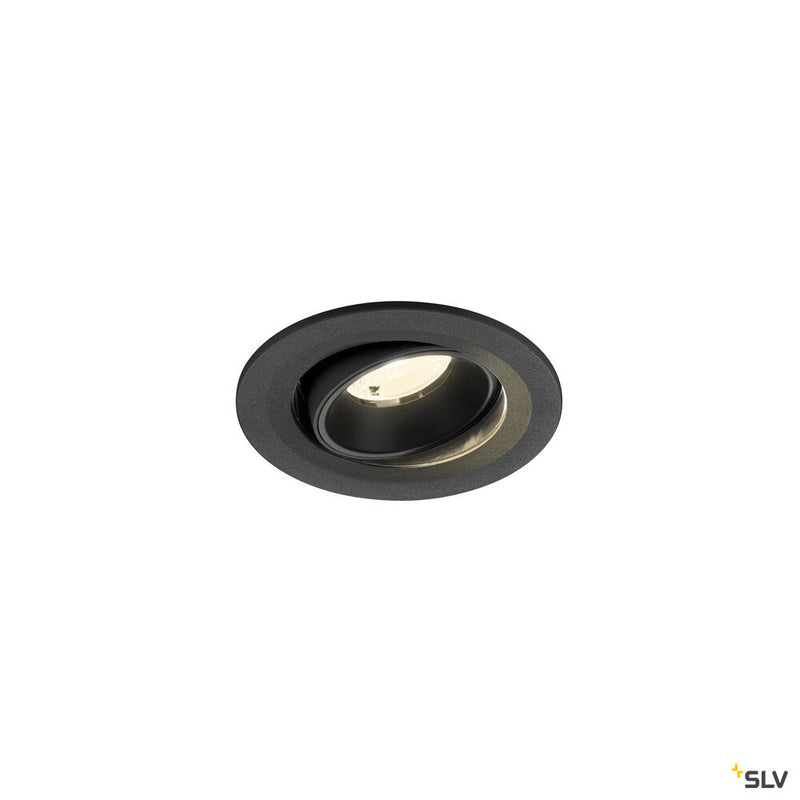SLV 1009526 NUMINOS® MOVE S, Recessed ceiling light, 4000 K, 20°, IP20, round, black