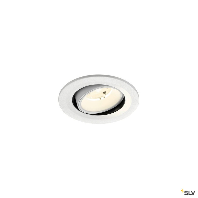 SLV 1009533 NUMINOS® MOVE S, Recessed ceiling light, 4000 K, 20°, IP20, round, white