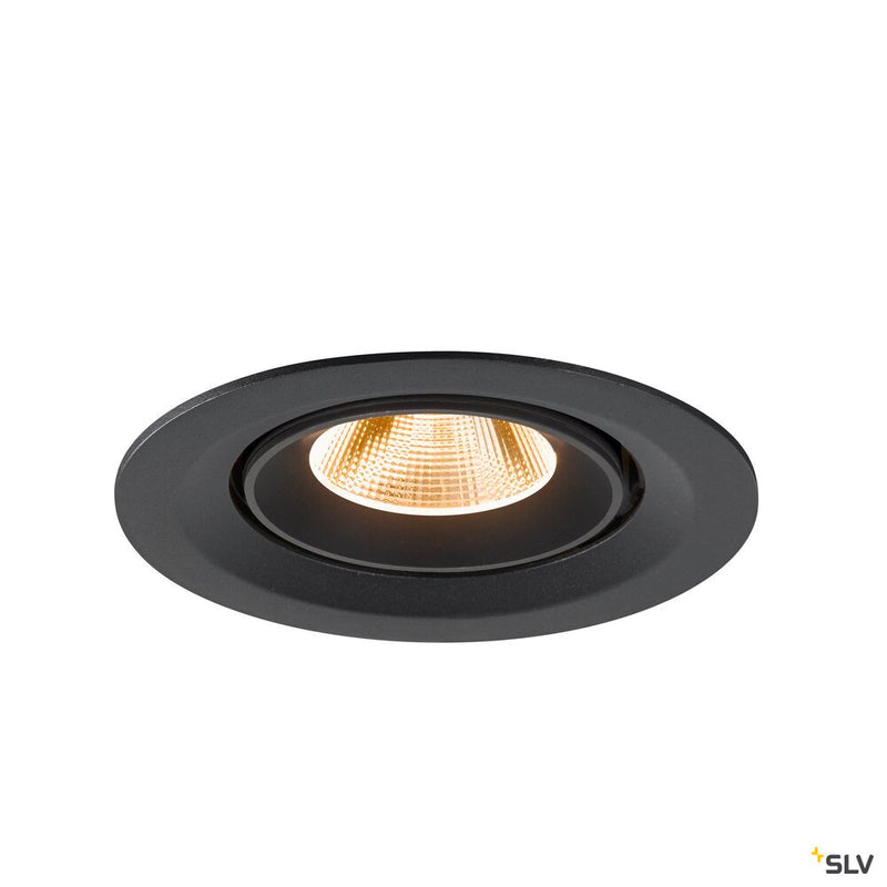 SLV 1009541 NUMINOS® GIMBLE M, Recessed ceiling light, 2700 K, 20°, black