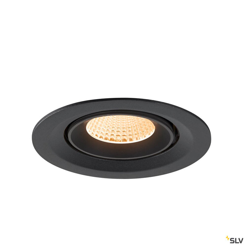 SLV 1009544 NUMINOS® GIMBLE M, Recessed ceiling light, 2700 K, 40°, black