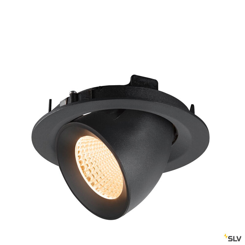 SLV 1009544 NUMINOS® GIMBLE M, Recessed ceiling light, 2700 K, 40°, black