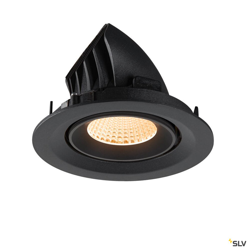 SLV 1009544 NUMINOS® GIMBLE M, Recessed ceiling light, 2700 K, 40°, black