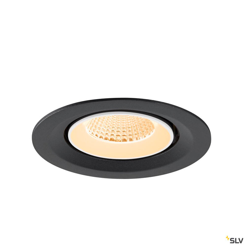 SLV 1009545 NUMINOS® GIMBLE M, Recessed ceiling light, 2700 K, 40°, black / white