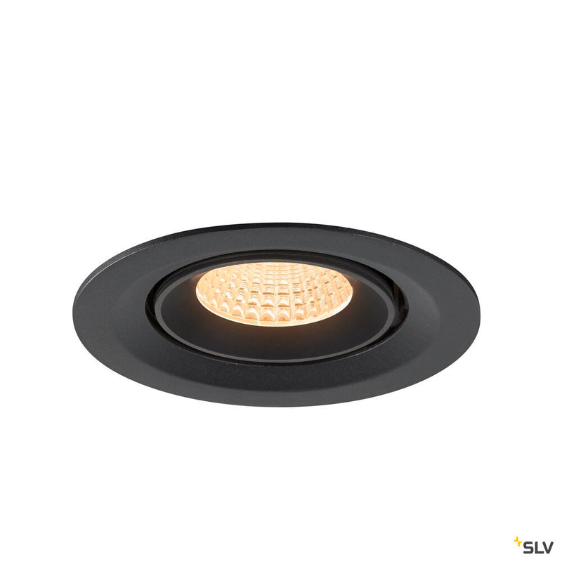 SLV 1009547 NUMINOS® GIMBLE M, Recessed ceiling light, 2700 K, 55°, black