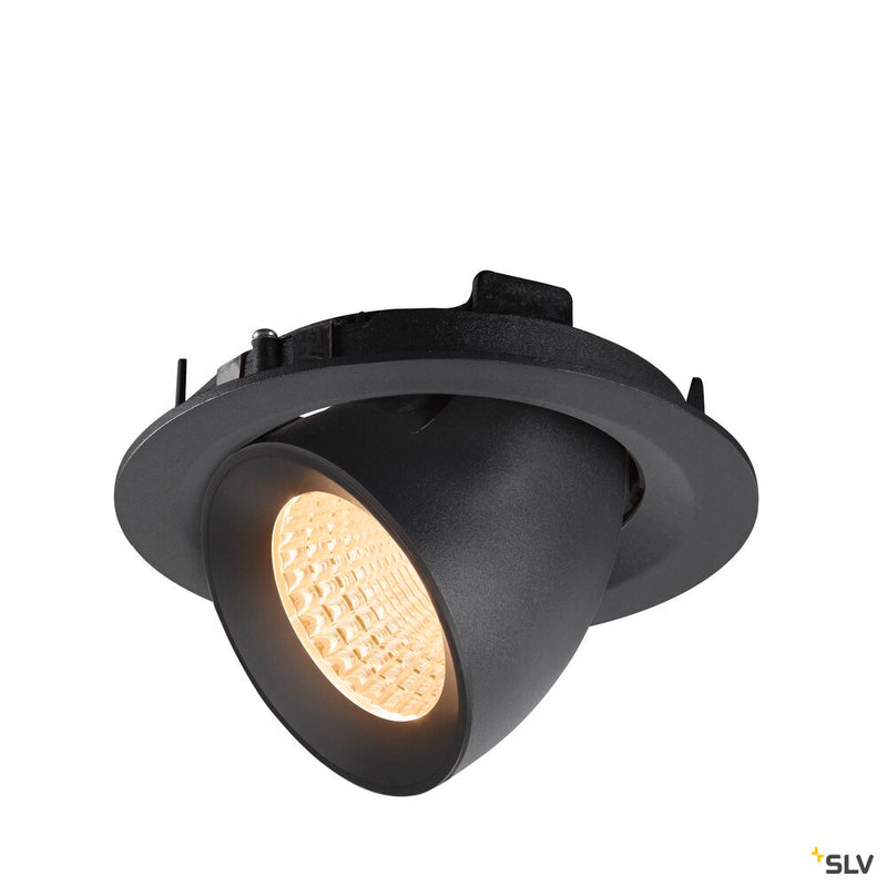 SLV 1009547 NUMINOS® GIMBLE M, Recessed ceiling light, 2700 K, 55°, black