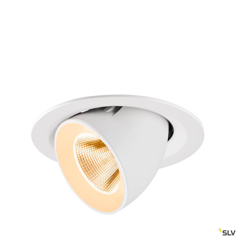 SLV 1009551 NUMINOS® GIMBLE M, Recessed ceiling light, 2700 K, 20°, white
