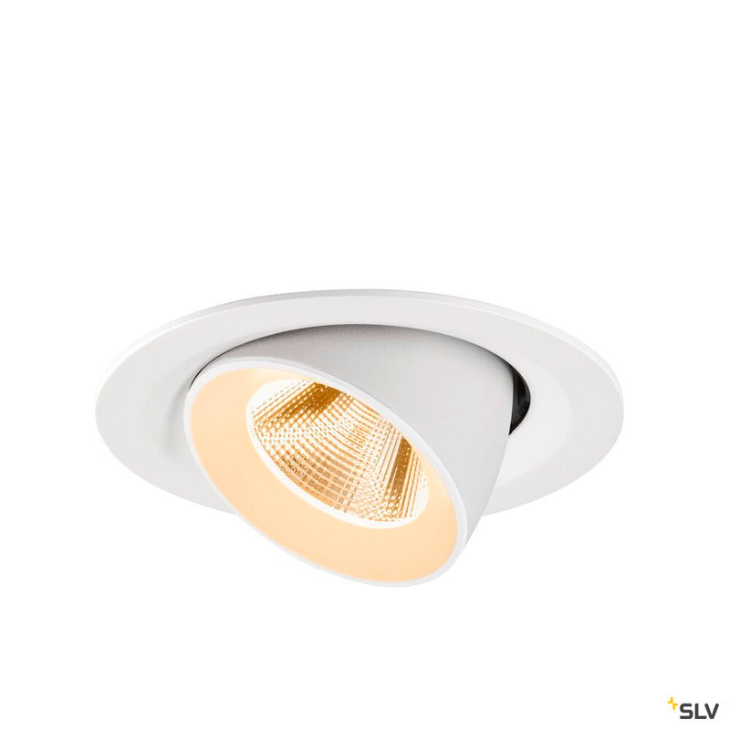 SLV 1009551 NUMINOS® GIMBLE M, Recessed ceiling light, 2700 K, 20°, white