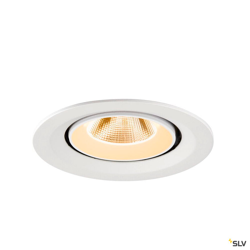 SLV 1009551 NUMINOS® GIMBLE M, Recessed ceiling light, 2700 K, 20°, white