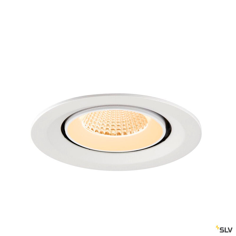 SLV 1009554 NUMINOS® GIMBLE M, Recessed ceiling light, 2700 K, 40°, white