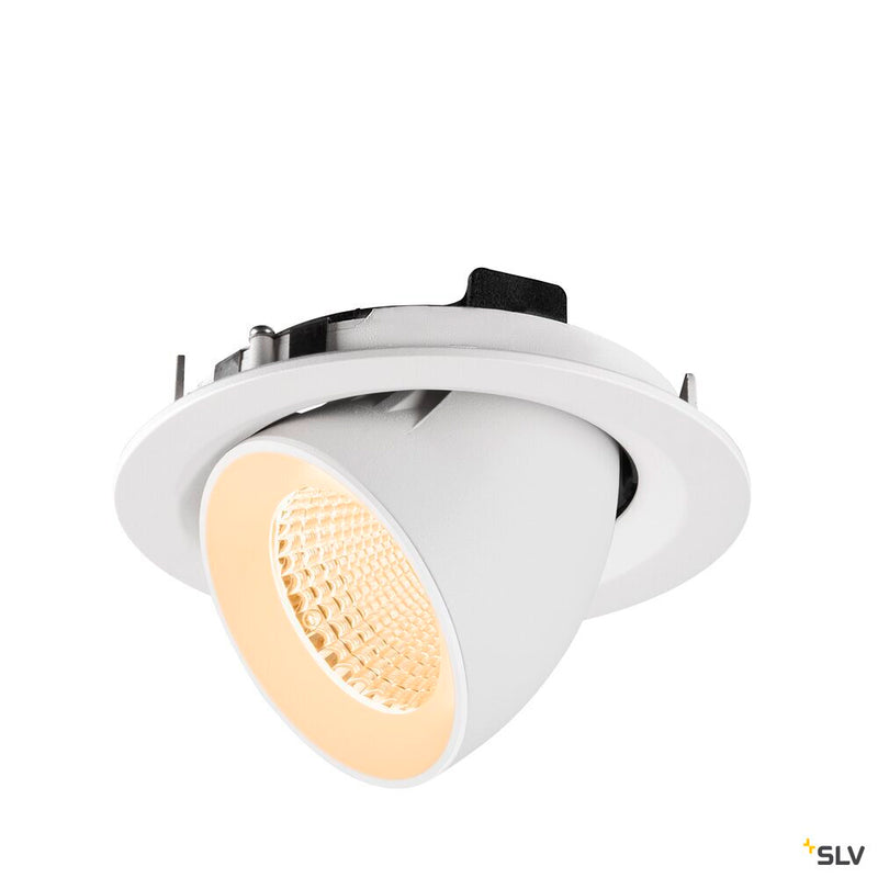 SLV 1009554 NUMINOS® GIMBLE M, Recessed ceiling light, 2700 K, 40°, white