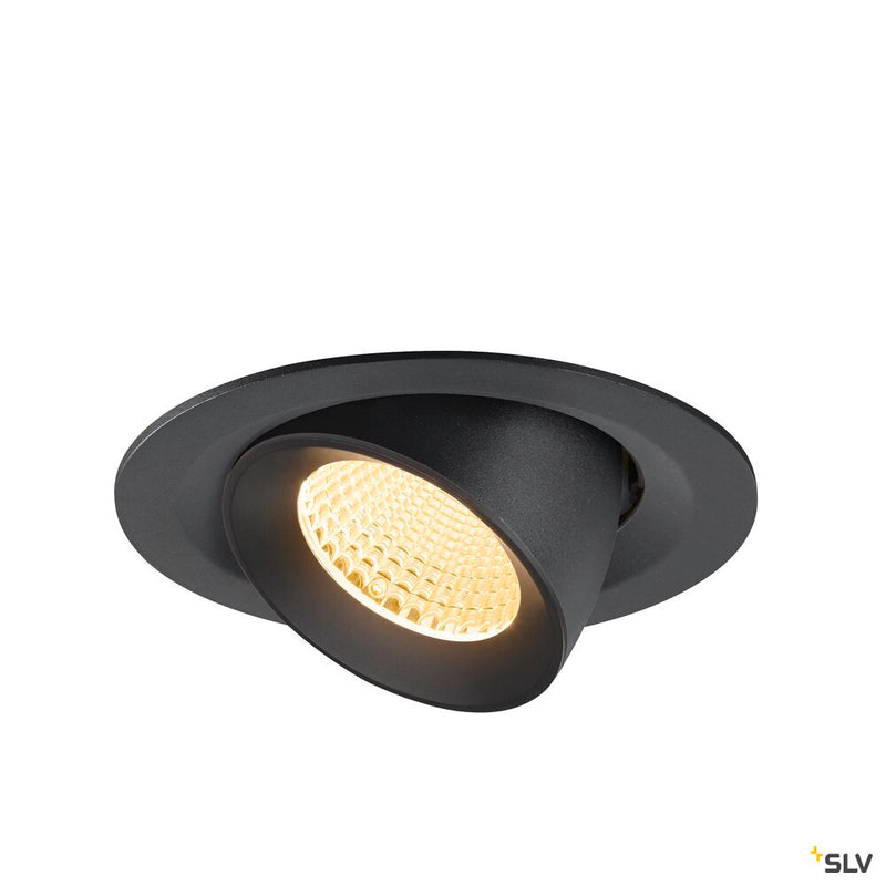 SLV 1009562 NUMINOS® GIMBLE M, Recessed ceiling light, 3000 K, 40°, black