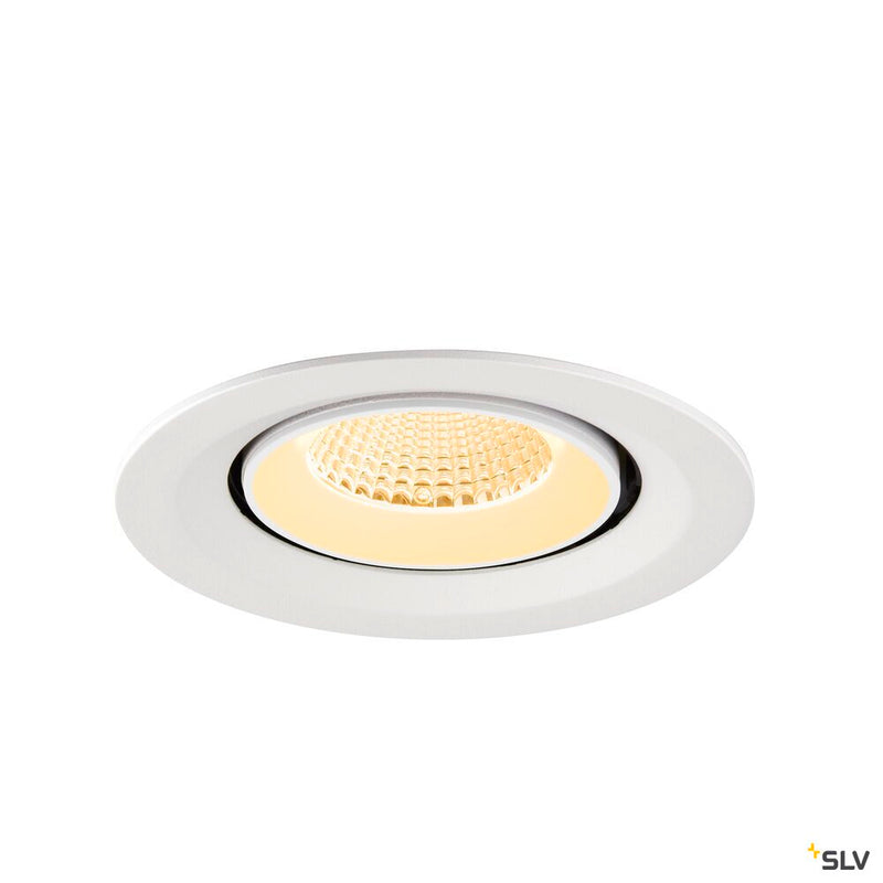 SLV 1009572 NUMINOS® GIMBLE M, Recessed ceiling light, 3000 K, 40°, white