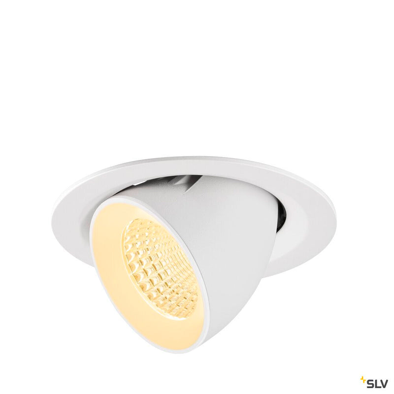 SLV 1009575 NUMINOS® GIMBLE M, Recessed ceiling light, 3000 K, 55°, white