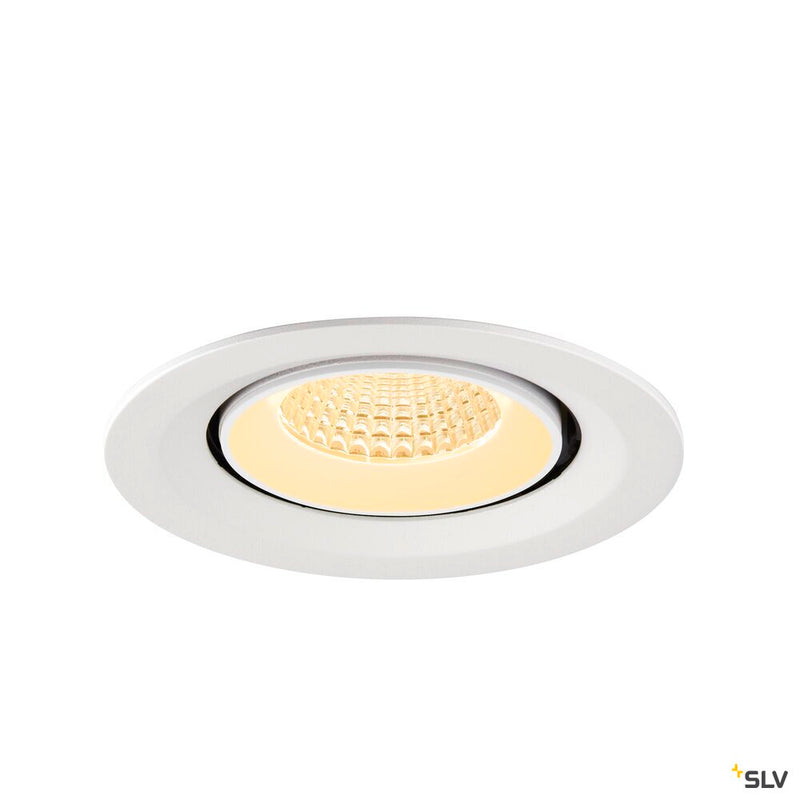 SLV 1009575 NUMINOS® GIMBLE M, Recessed ceiling light, 3000 K, 55°, white