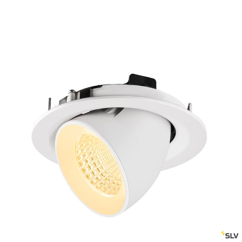 SLV 1009575 NUMINOS® GIMBLE M, Recessed ceiling light, 3000 K, 55°, white