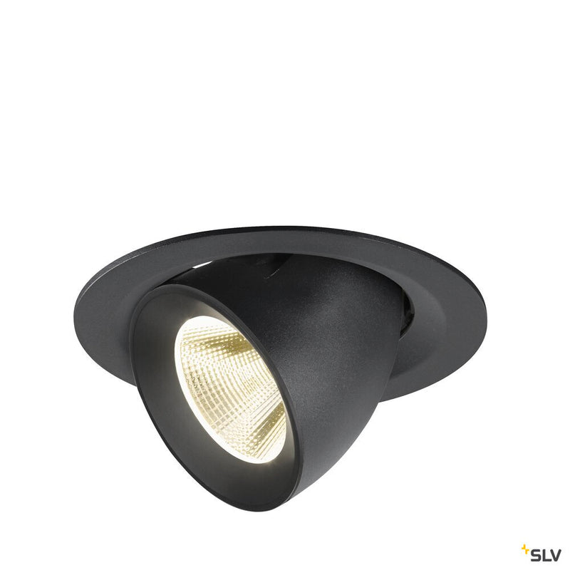 SLV 1009577 NUMINOS® GIMBLE M, Recessed ceiling light, 4000 K, 20°, black