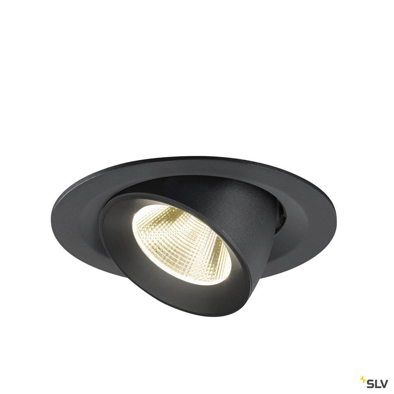 SLV 1009577 NUMINOS® GIMBLE M, Recessed ceiling light, 4000 K, 20°, black