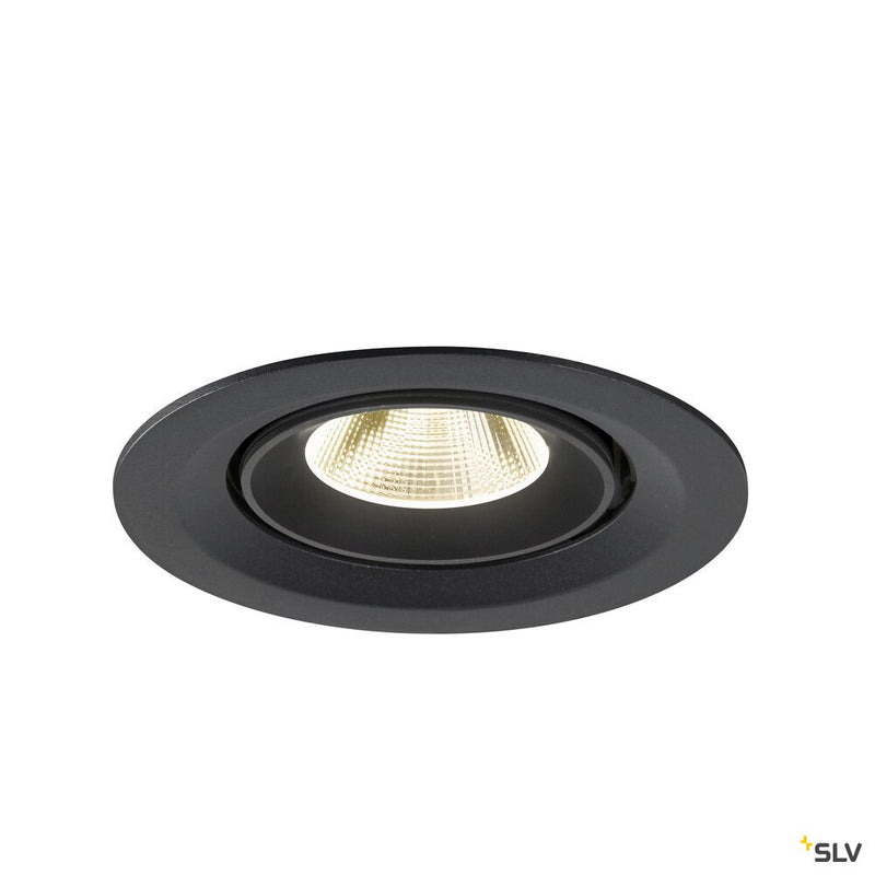 SLV 1009577 NUMINOS® GIMBLE M, Recessed ceiling light, 4000 K, 20°, black