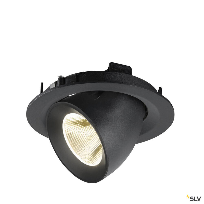 SLV 1009577 NUMINOS® GIMBLE M, Recessed ceiling light, 4000 K, 20°, black