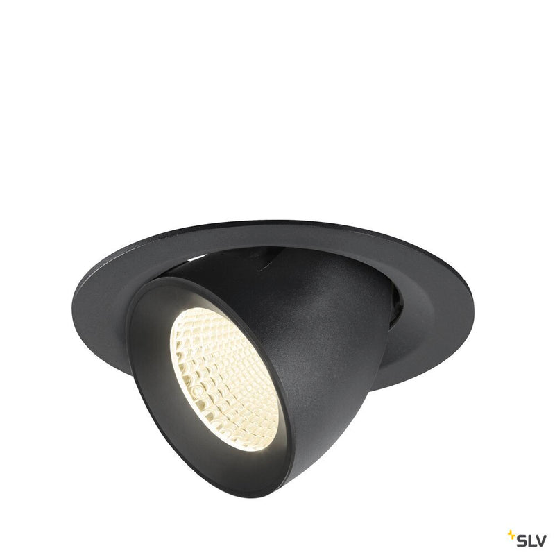 SLV 1009580 NUMINOS® GIMBLE M, Recessed ceiling light, 4000 K, 40°, black