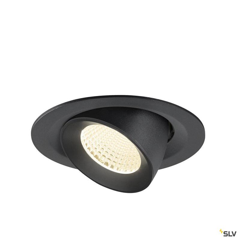 SLV 1009580 NUMINOS® GIMBLE M, Recessed ceiling light, 4000 K, 40°, black