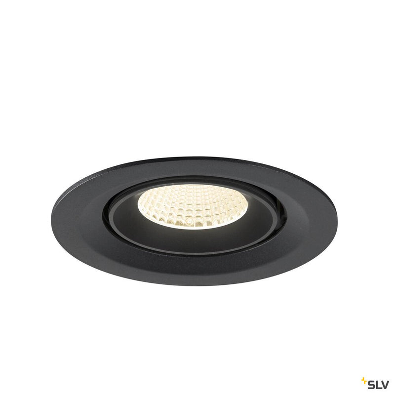 SLV 1009580 NUMINOS® GIMBLE M, Recessed ceiling light, 4000 K, 40°, black