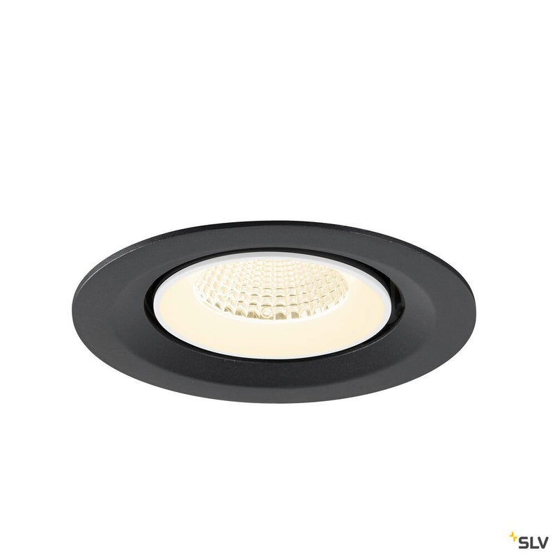 SLV 1009581 NUMINOS® GIMBLE M, Recessed ceiling light, 4000 K, 40°, black / white