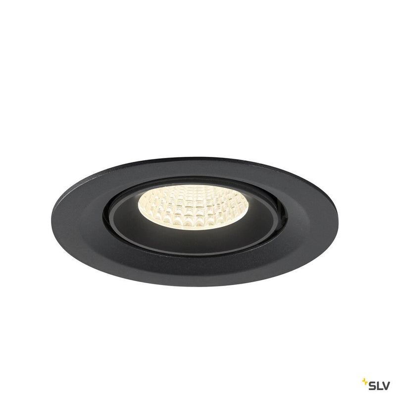 SLV 1009583 NUMINOS® GIMBLE M, Recessed ceiling light, 4000 K, 55°, black