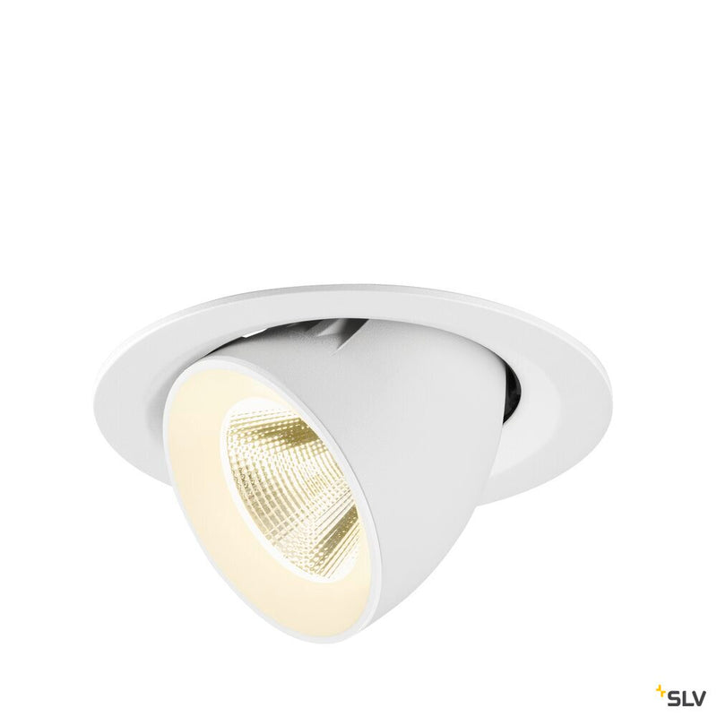 SLV 1009587 NUMINOS® GIMBLE M, Recessed ceiling light, 4000 K, 20°, white