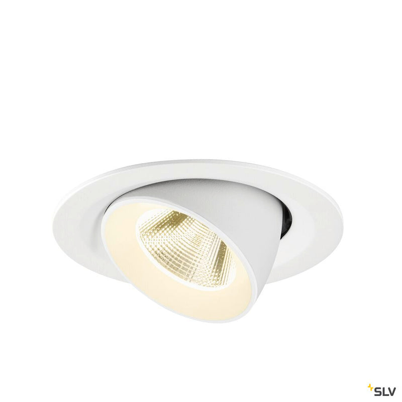 SLV 1009587 NUMINOS® GIMBLE M, Recessed ceiling light, 4000 K, 20°, white