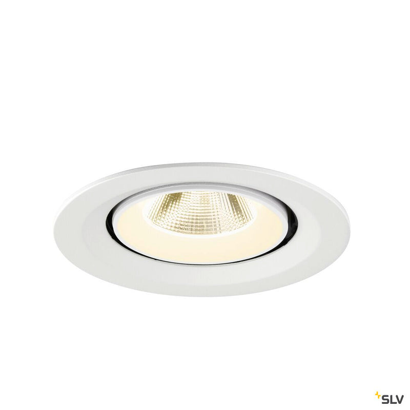 SLV 1009587 NUMINOS® GIMBLE M, Recessed ceiling light, 4000 K, 20°, white