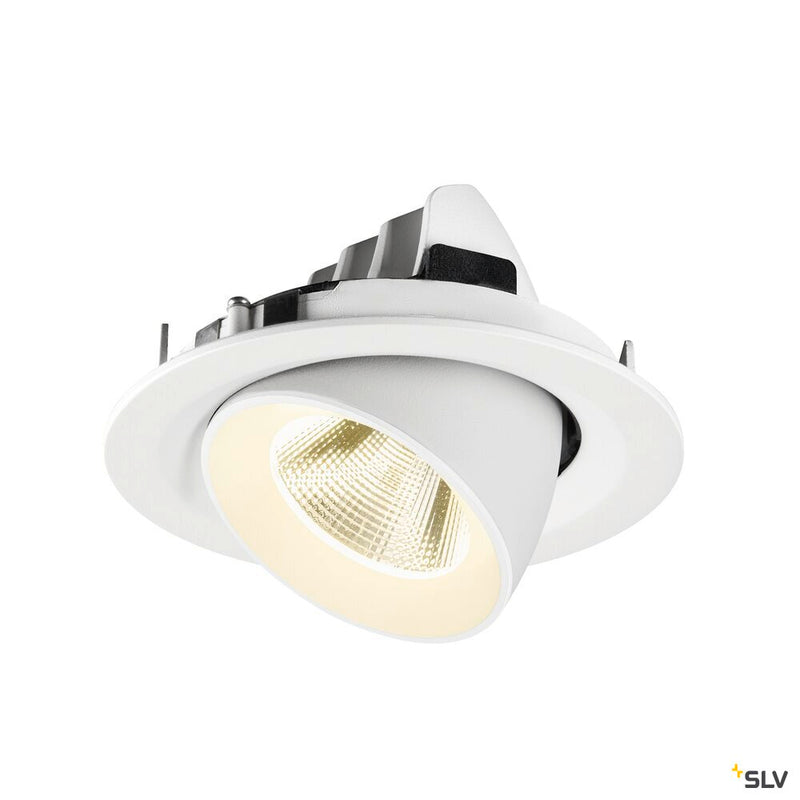 SLV 1009587 NUMINOS® GIMBLE M, Recessed ceiling light, 4000 K, 20°, white
