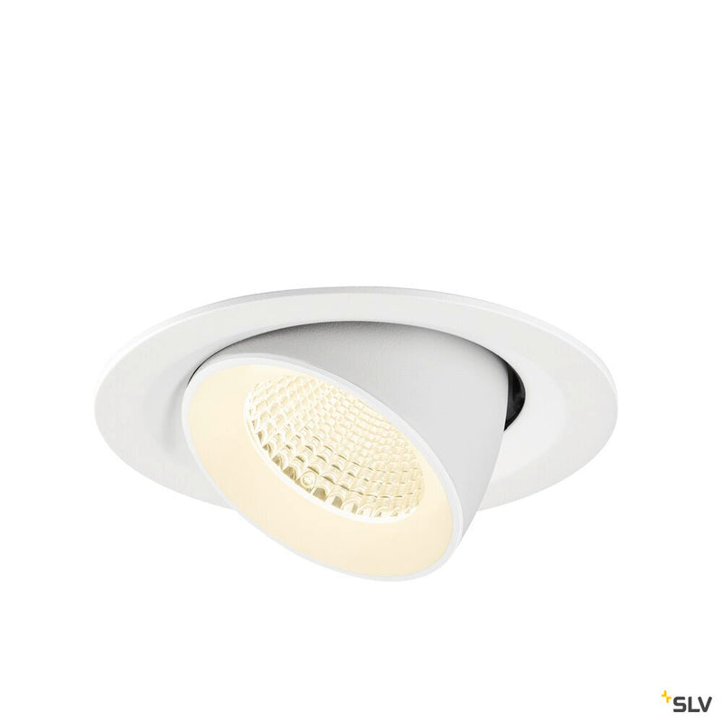 SLV 1009590 NUMINOS® GIMBLE M, Recessed ceiling light, 4000 K, 40°, white