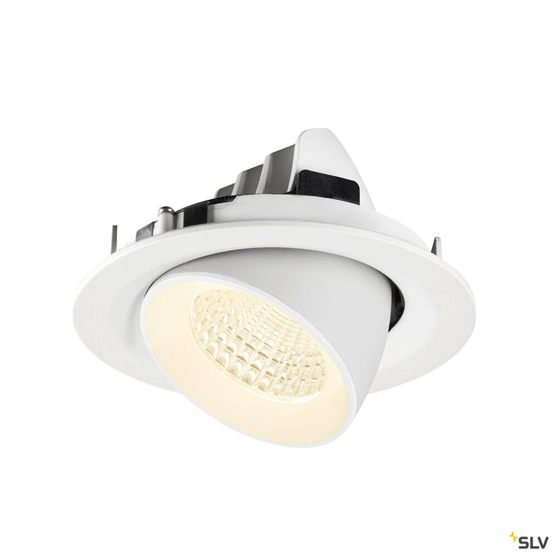 SLV 1009593 NUMINOS® GIMBLE M, Recessed ceiling light, 4000 K, 55°, white