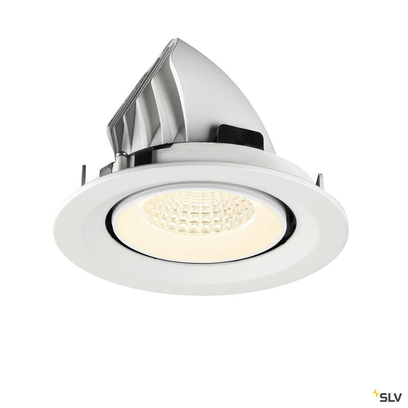 SLV 1009593 NUMINOS® GIMBLE M, Recessed ceiling light, 4000 K, 55°, white