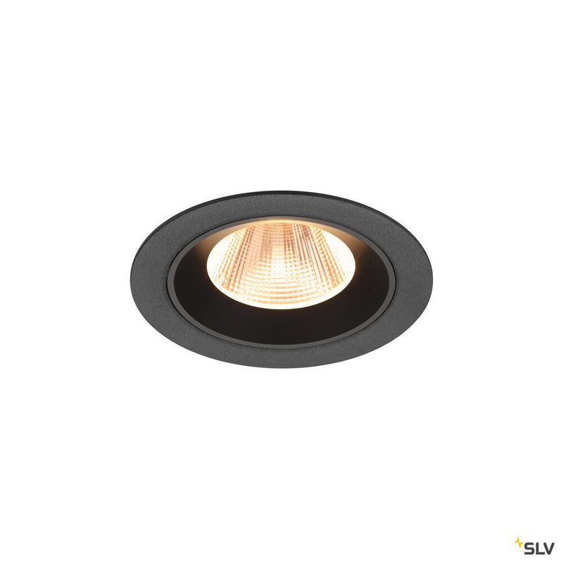 SLV 1009595 NUMINOS® M, Recessed ceiling light, 2700 K, 20°, IP20, round, black