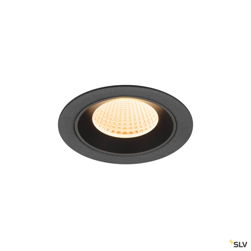SLV 1009598 NUMINOS® M, Recessed ceiling light, 2700 K, 40°, IP20, round, black