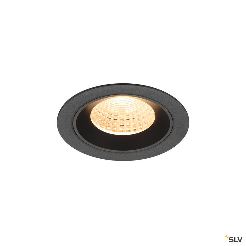 SLV 1009601 NUMINOS® M, Recessed ceiling light, 2700 K, 55°, IP20, round, black