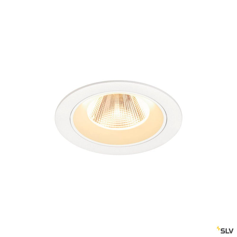 SLV 1009623 NUMINOS® M, Recessed ceiling light, 3000 K, 20°, IP20, round, white