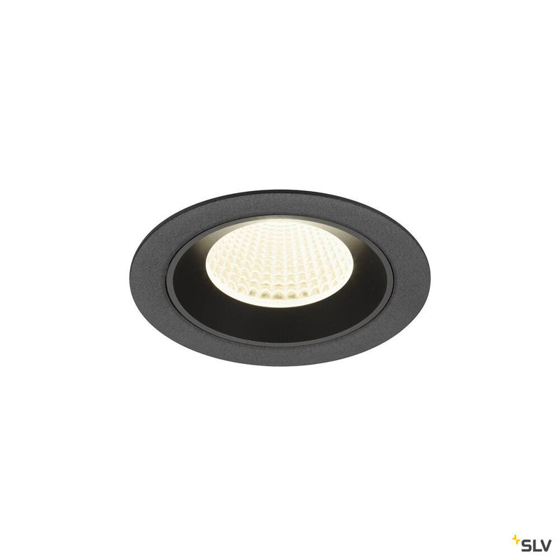 SLV 1009634 NUMINOS® M, Recessed ceiling light, 4000 K, 40°, IP20, round, black