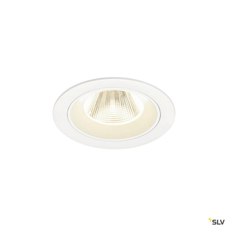 SLV 1009641 NUMINOS® M, Recessed ceiling light, 4000 K, 20°, IP20, round, white