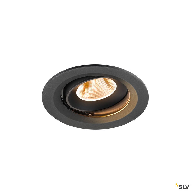 SLV 1009649 NUMINOS® MOVE M, Recessed ceiling light, 2700 K, 20°, IP20, round, black