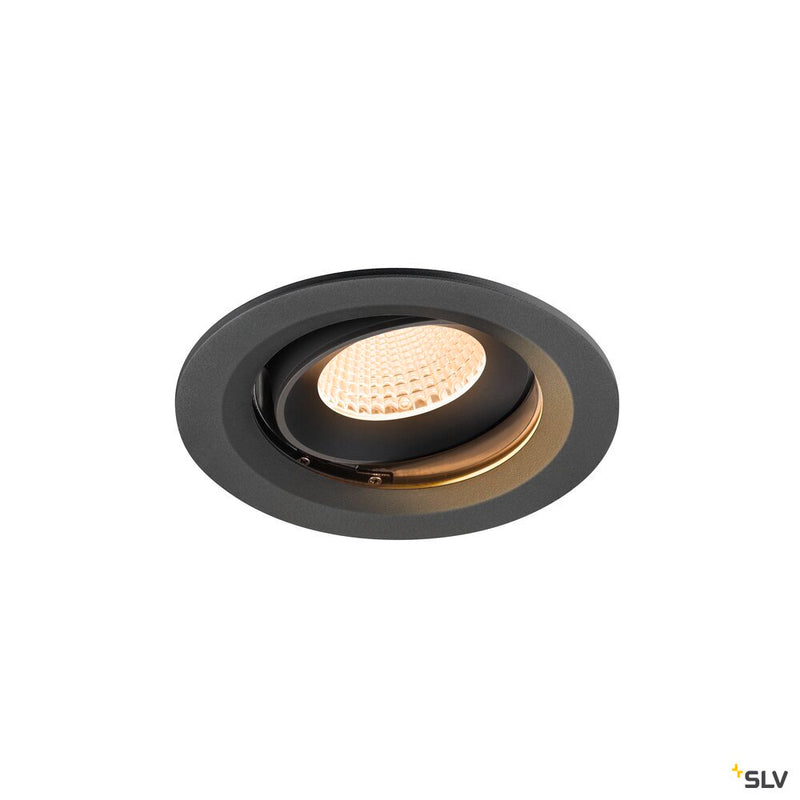 SLV 1009652 NUMINOS® MOVE M, Recessed ceiling light, 2700 K, 40°, IP20, round, black