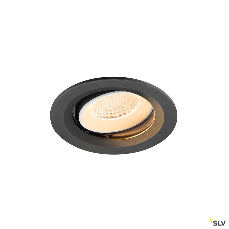 SLV 1009653 NUMINOS® MOVE M, Recessed ceiling light, 2700 K, 40°, IP20, round, black / white