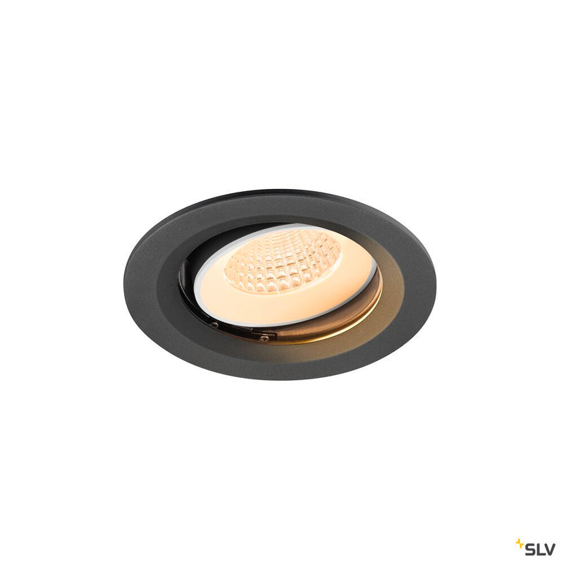 SLV 1009656 NUMINOS® MOVE M, Recessed ceiling light, 2700 K, 55°, IP20, round, black / white