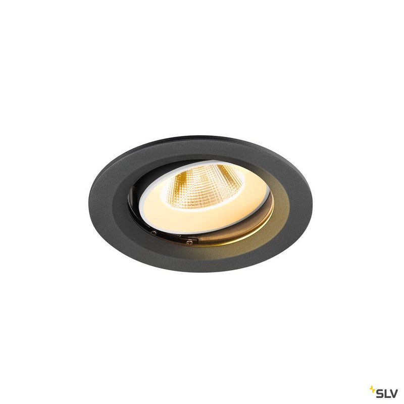 SLV 1009668 NUMINOS® MOVE M, Recessed ceiling light, 3000 K, 20°, IP20, round, black / white