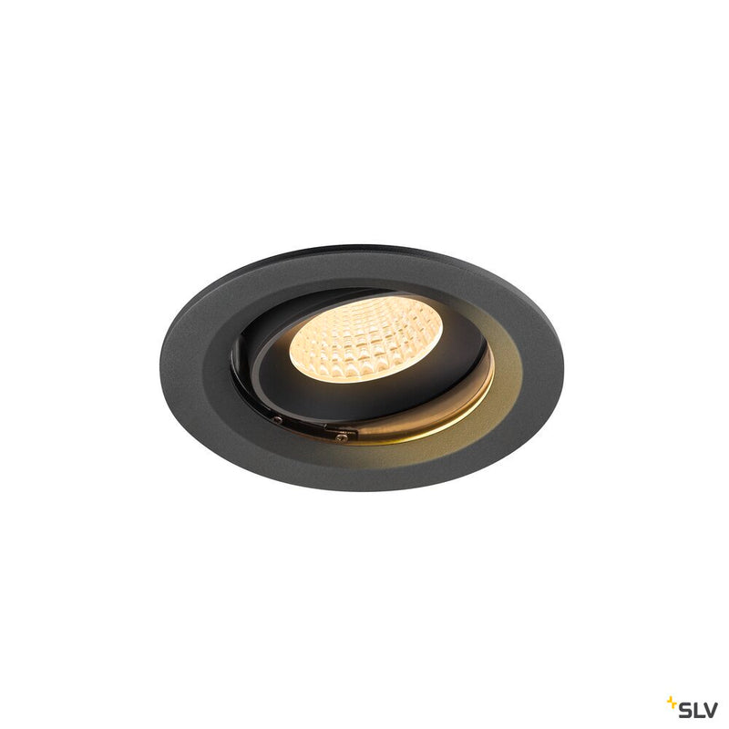 SLV 1009673 NUMINOS® MOVE M, Recessed ceiling light, 3000 K, 55°, IP20, round, black