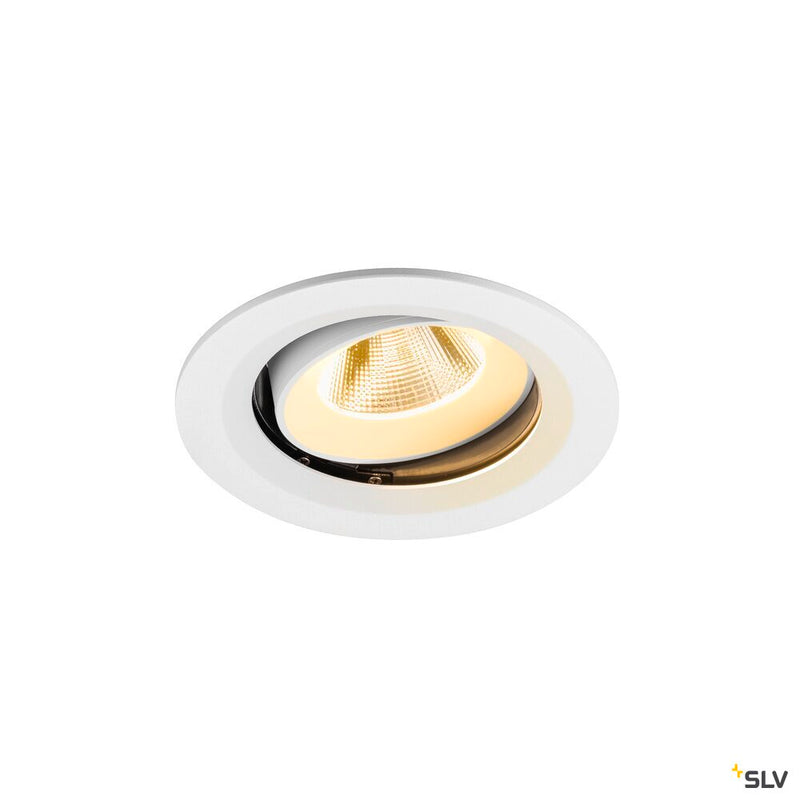 SLV 1009677 NUMINOS® MOVE M, Recessed ceiling light, 3000 K, 20°, IP20, round, white