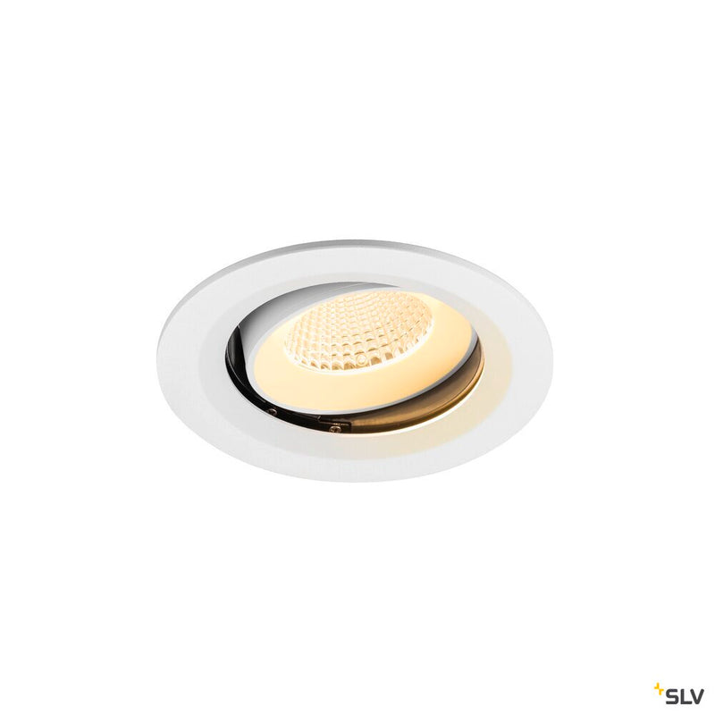 SLV 1009680 NUMINOS® MOVE M, Recessed ceiling light, 3000 K, 40°, IP20, round, white